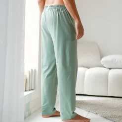 Pantalon pyjama coton uni