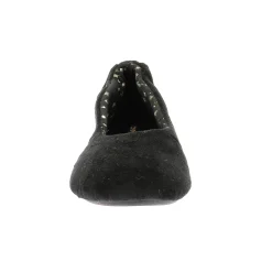 Pantoffels in ballerinastijl, zwart