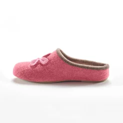 Pantoffels met opgelegde bloem - comfortabele breedte
