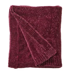 Plaid in chenille