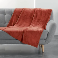 Plaid in fleece, pluchen touch