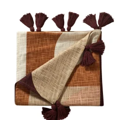 Plaid met geometrische print