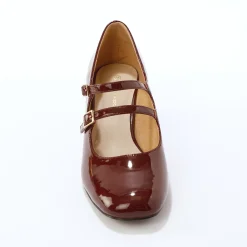 Platte ballerina's in microvezel