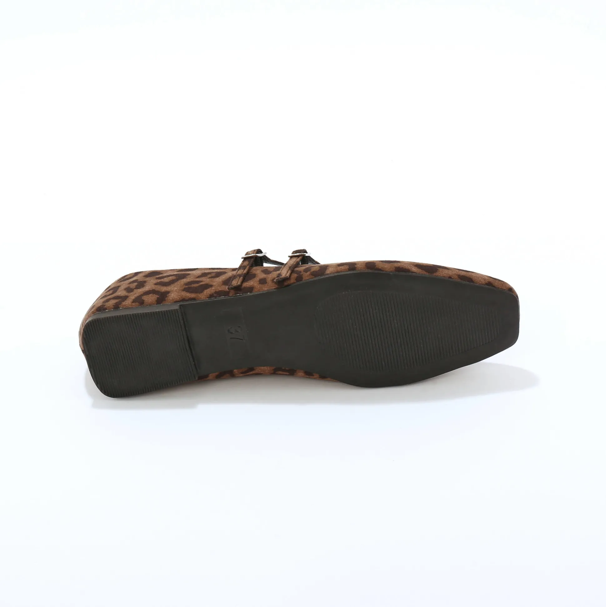 Platte ballerina's, luipaardmotief
