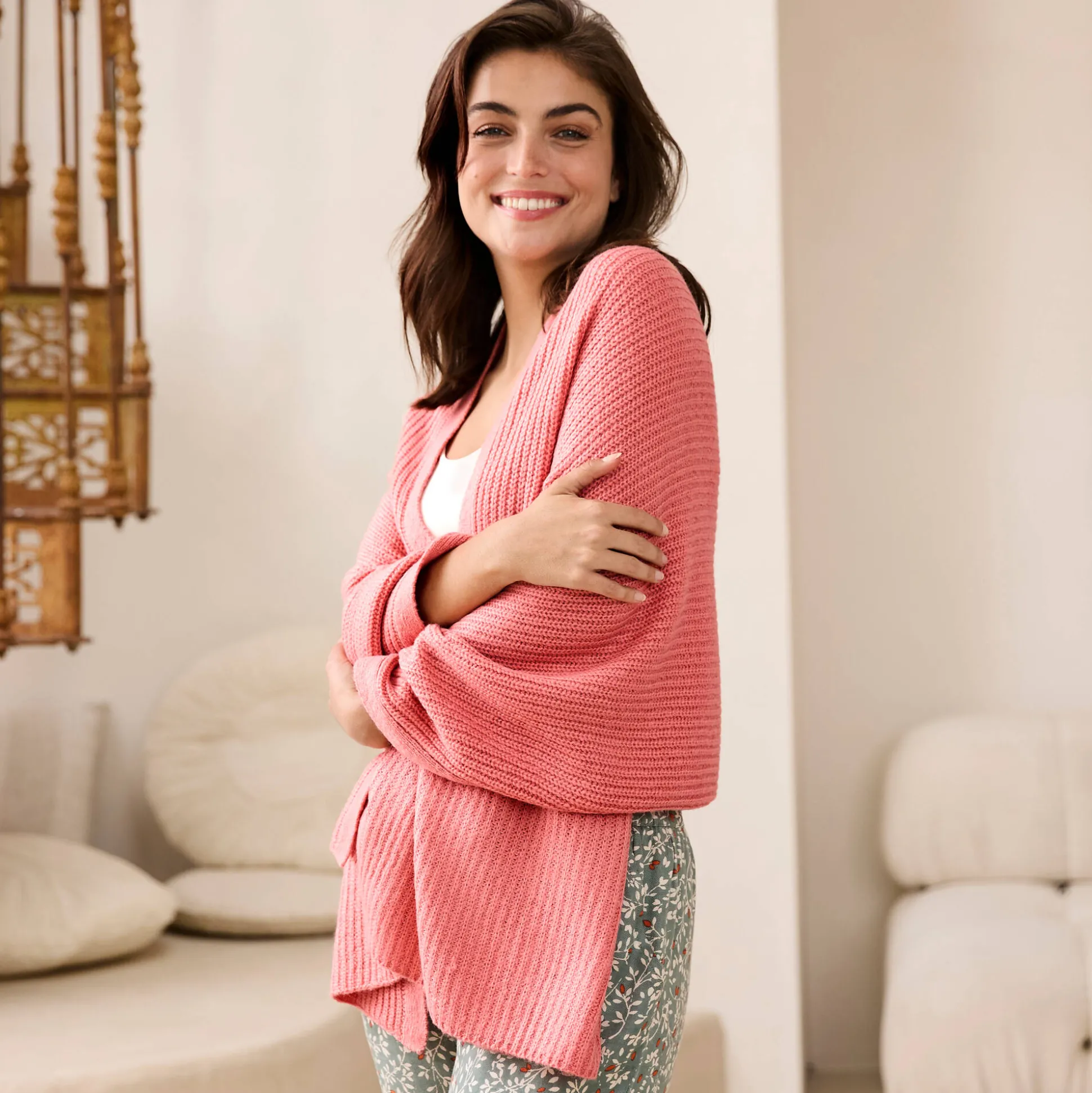Poncho in tricot