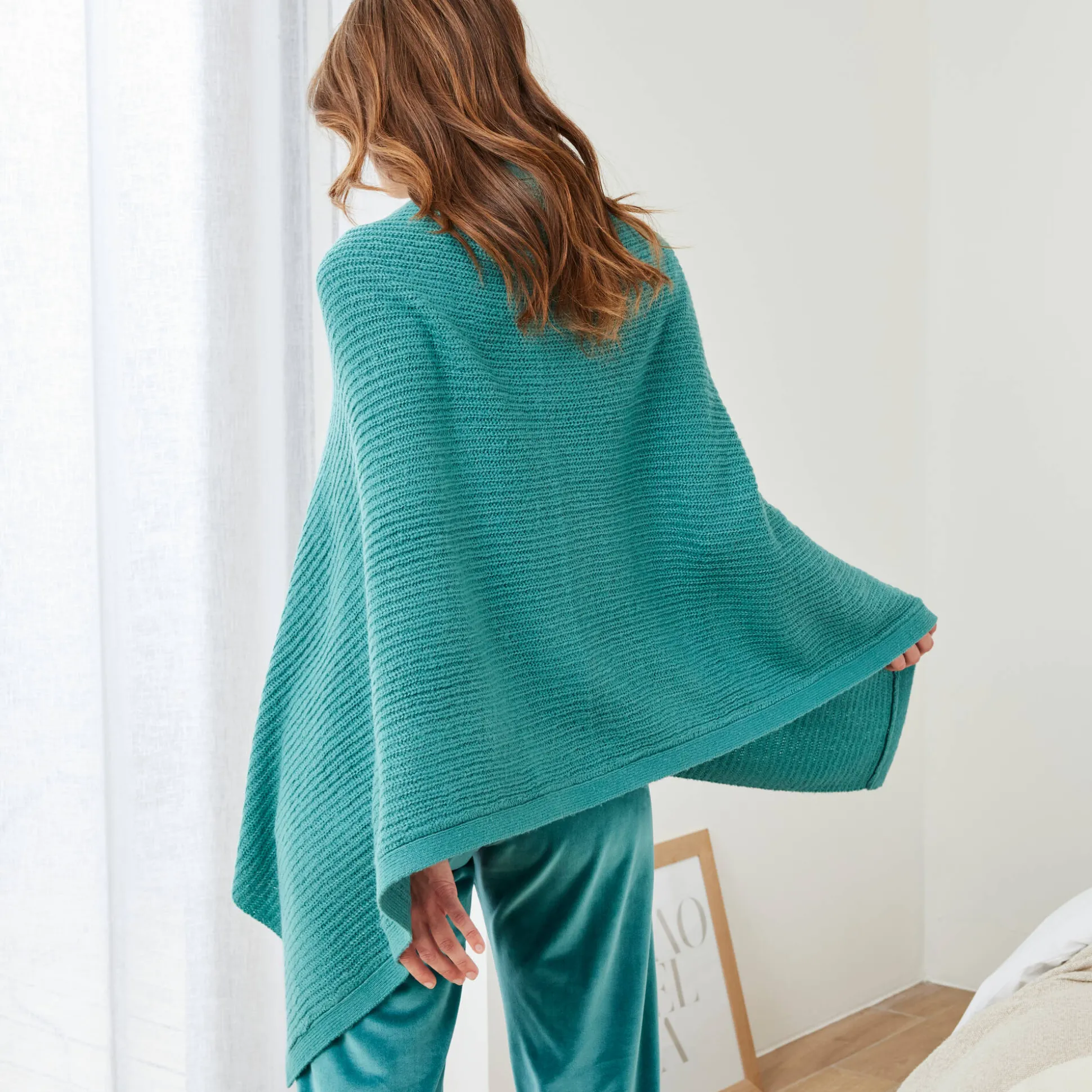 Poncho in tricot