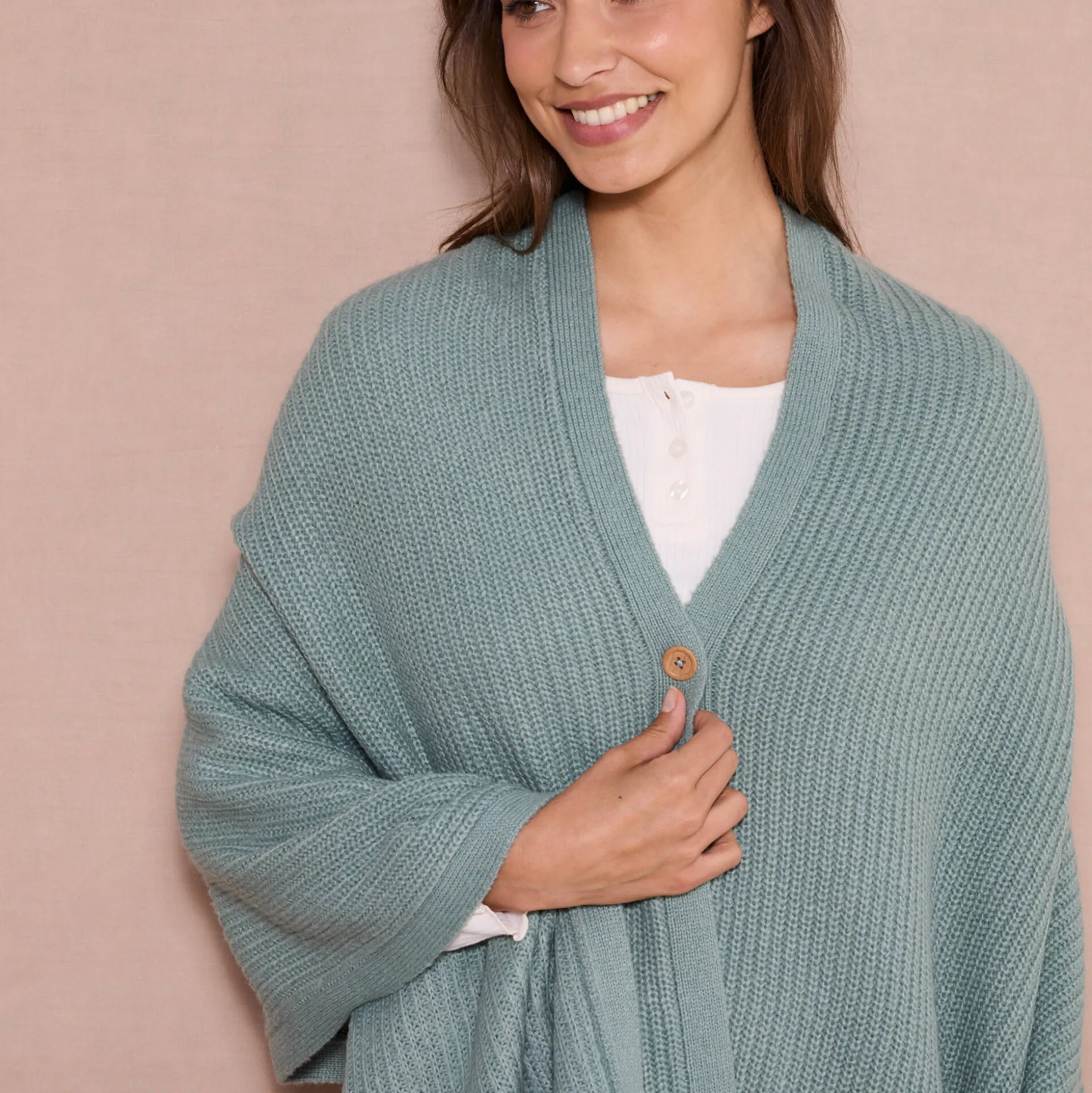 Poncho in tricot