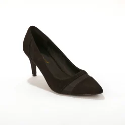 Pumps met naaldhakken en nettricot
