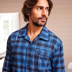 Pyjama in geruit flanel