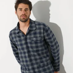Pyjama in geruit flanel