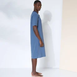 Pyjama in liketmodel met Tunesische hals - katoenjersey