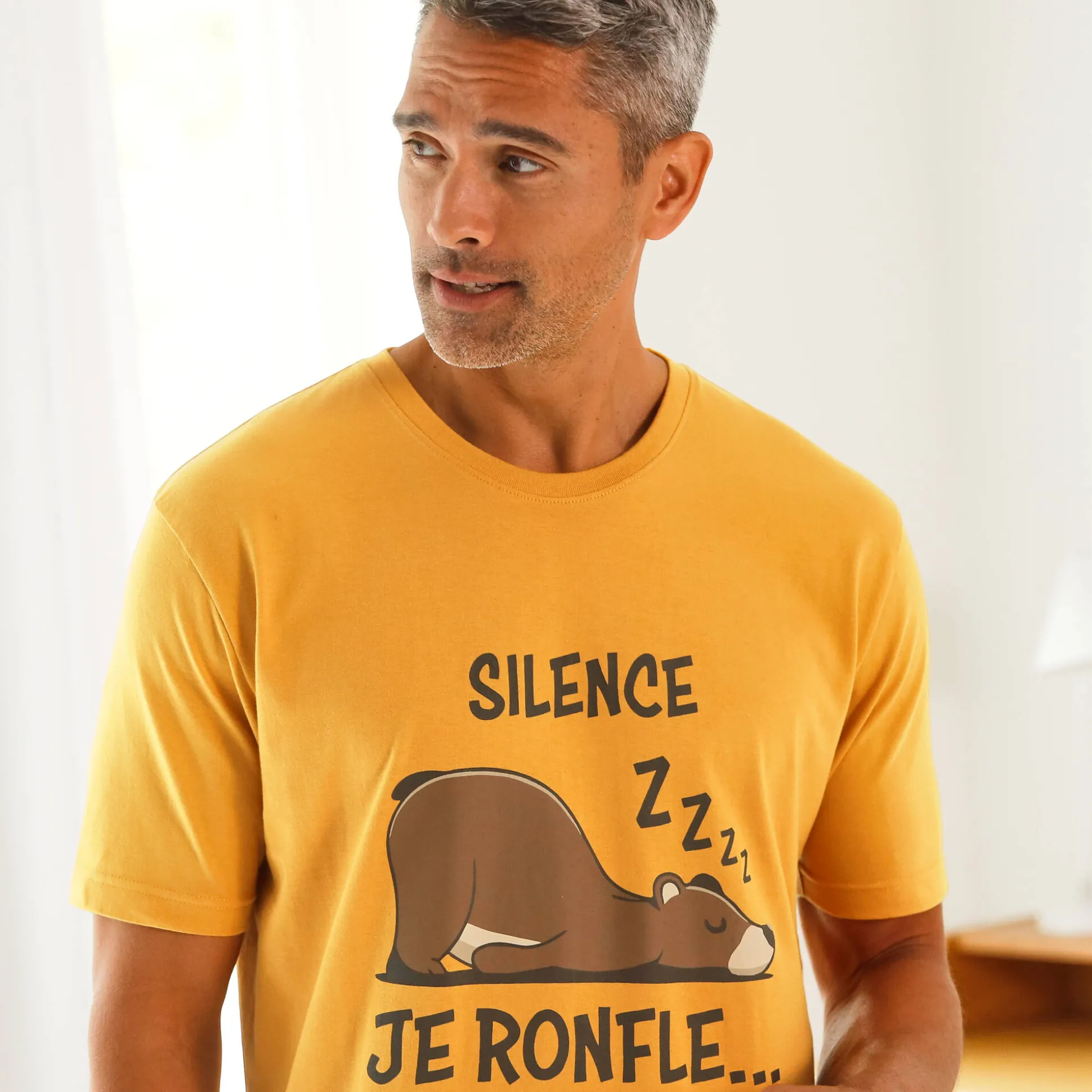 Pyjama met broek, T-shirt met korte mouwen