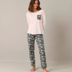 Pyjama met jungleprint, katoenen jersey