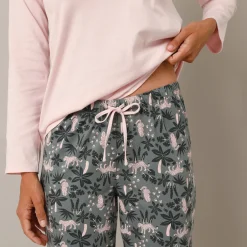 Pyjama met jungleprint, katoenen jersey