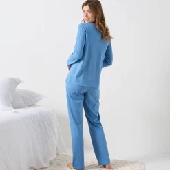 Pyjama met lange mouwen en