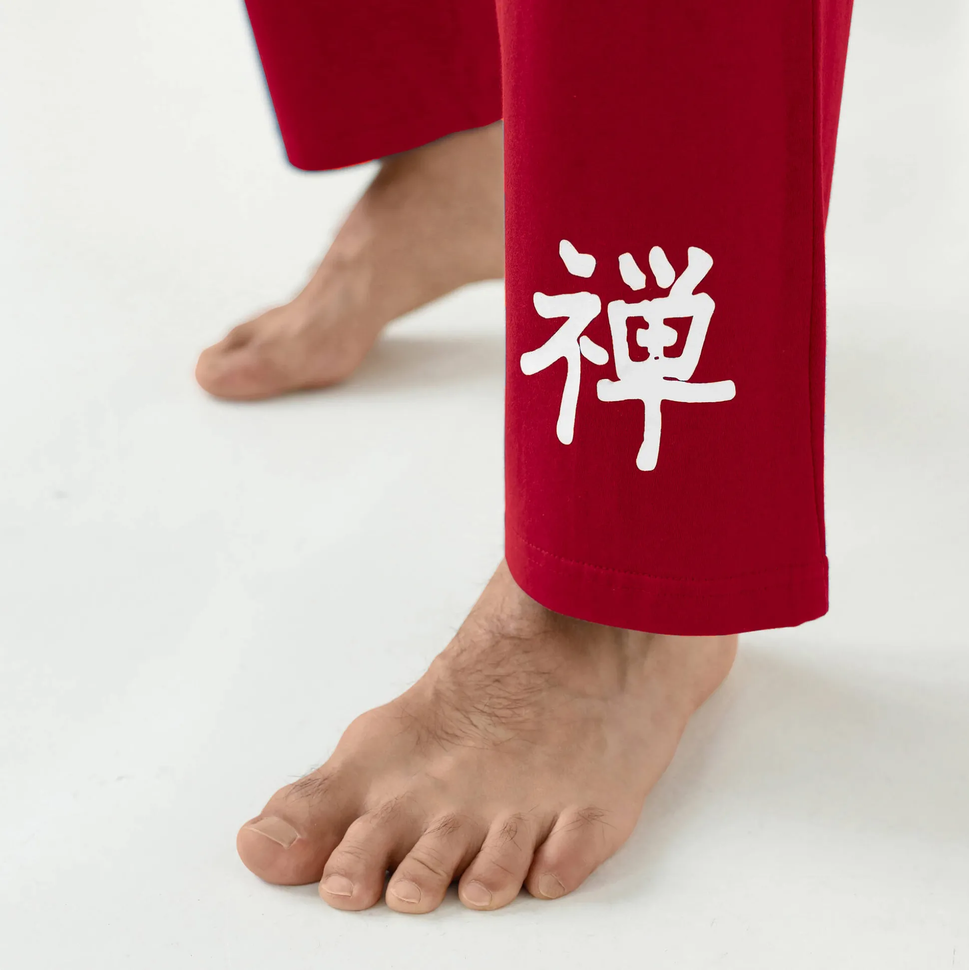 Pyjama met lange mouwen en bamboemotief