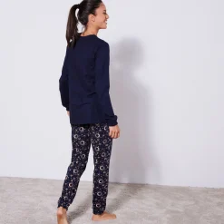 Pyjama met lange mouwen en