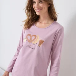 Pyjama met lange mouwen en