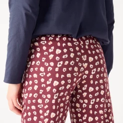 Pyjamabroek in katoen met print 