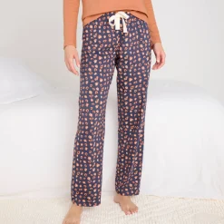 Pyjamabroek in katoen met print "Beautiful"