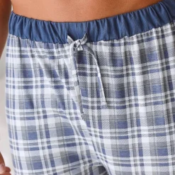 Pyjamabroek met aangetrokken pijponderkanten - set van 2