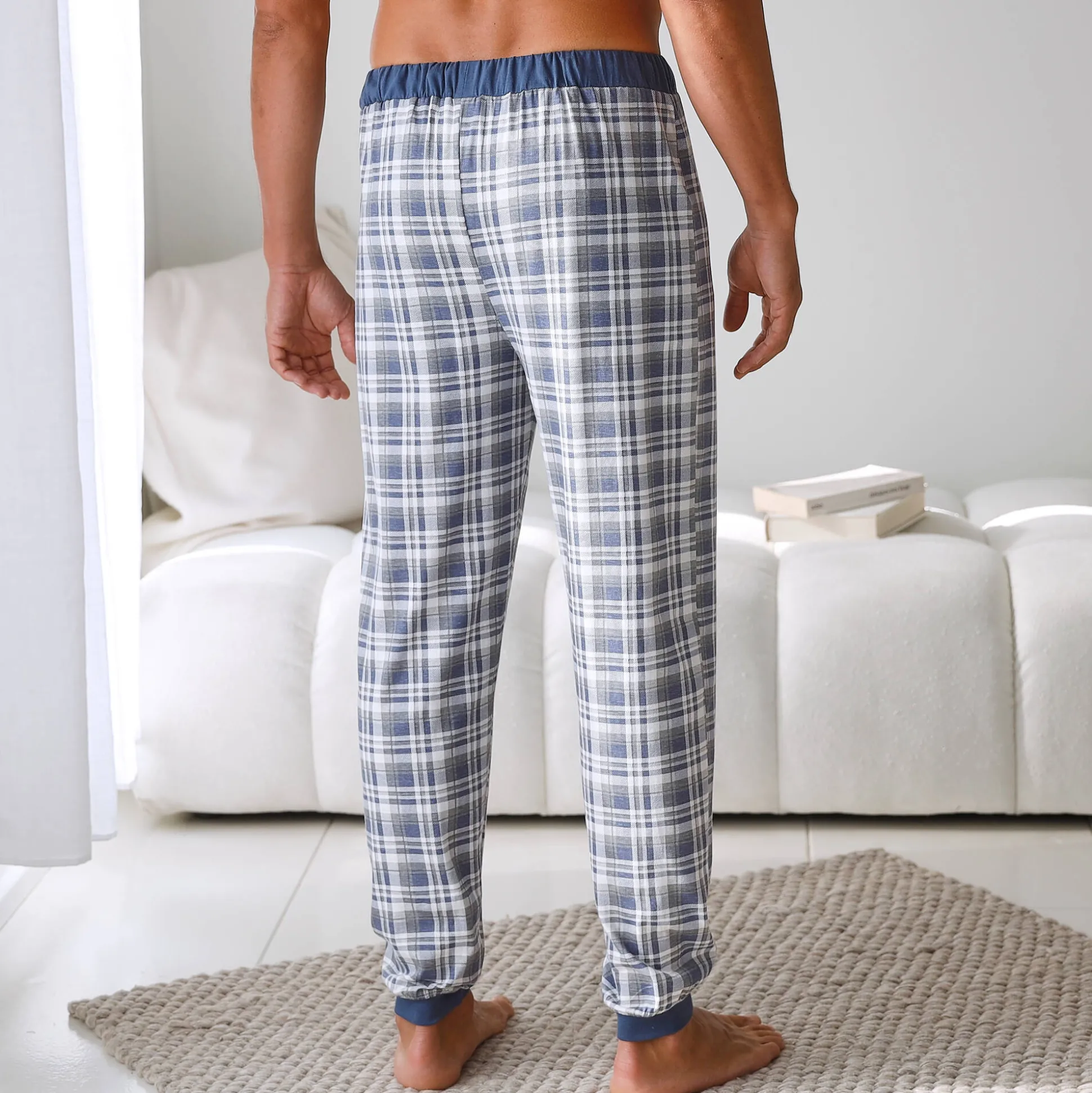 Pyjamabroek met aangetrokken pijponderkanten - set van 2