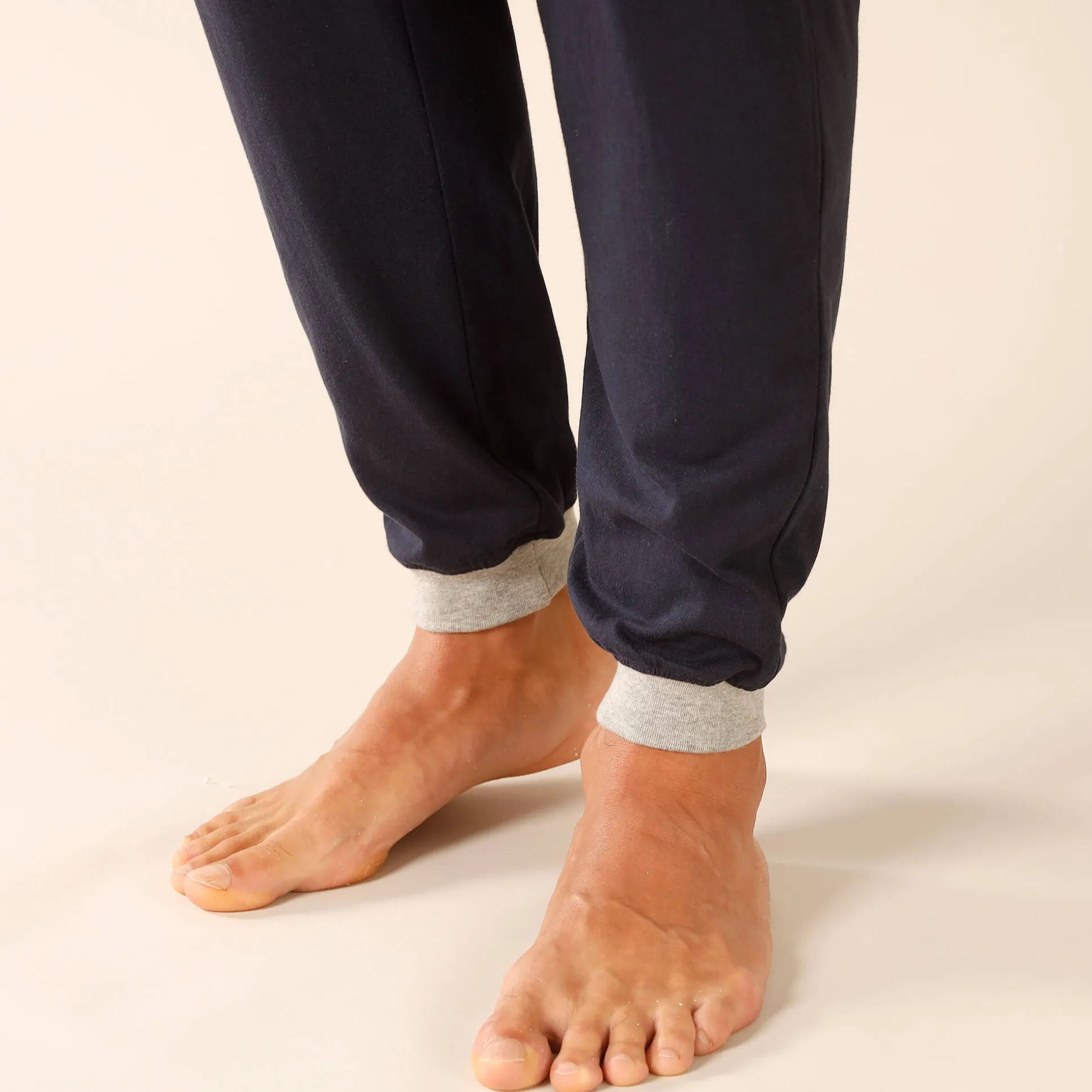 Pyjamabroek met aangetrokken pijponderkanten - set van 2
