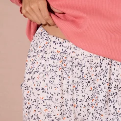 Pyjamabroek met bloemenprint