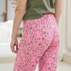 Pyjamabroek met bloemenprint