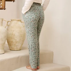Pyjamabroek met bloemenprint