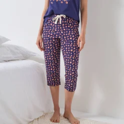3/4-pyjamabroek met print "Beautiful"