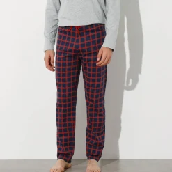 Pyjamabroek met ruitjesprint
