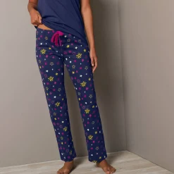 Pyjamabroek met sterrenprint Estrella - katoen