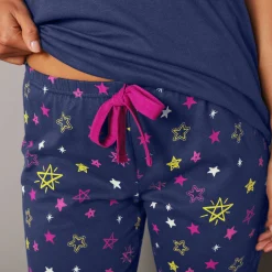 Pyjamabroek met sterrenprint Estrella - katoen
