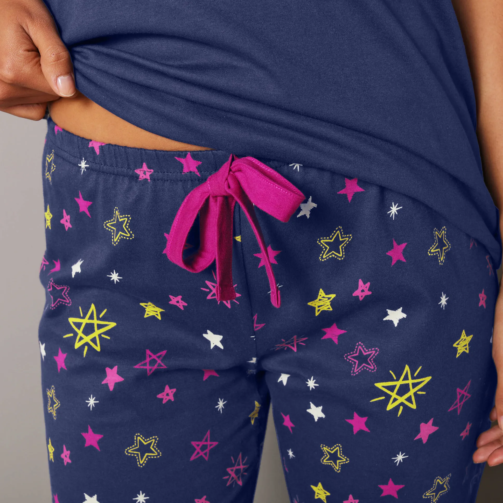 Pyjamabroek met sterrenprint Estrella - katoen