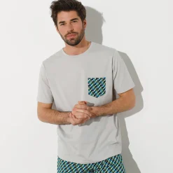 Pyjamashirt met korte mouwen