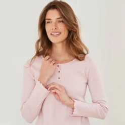 Pyjamashirt met lange mouwen