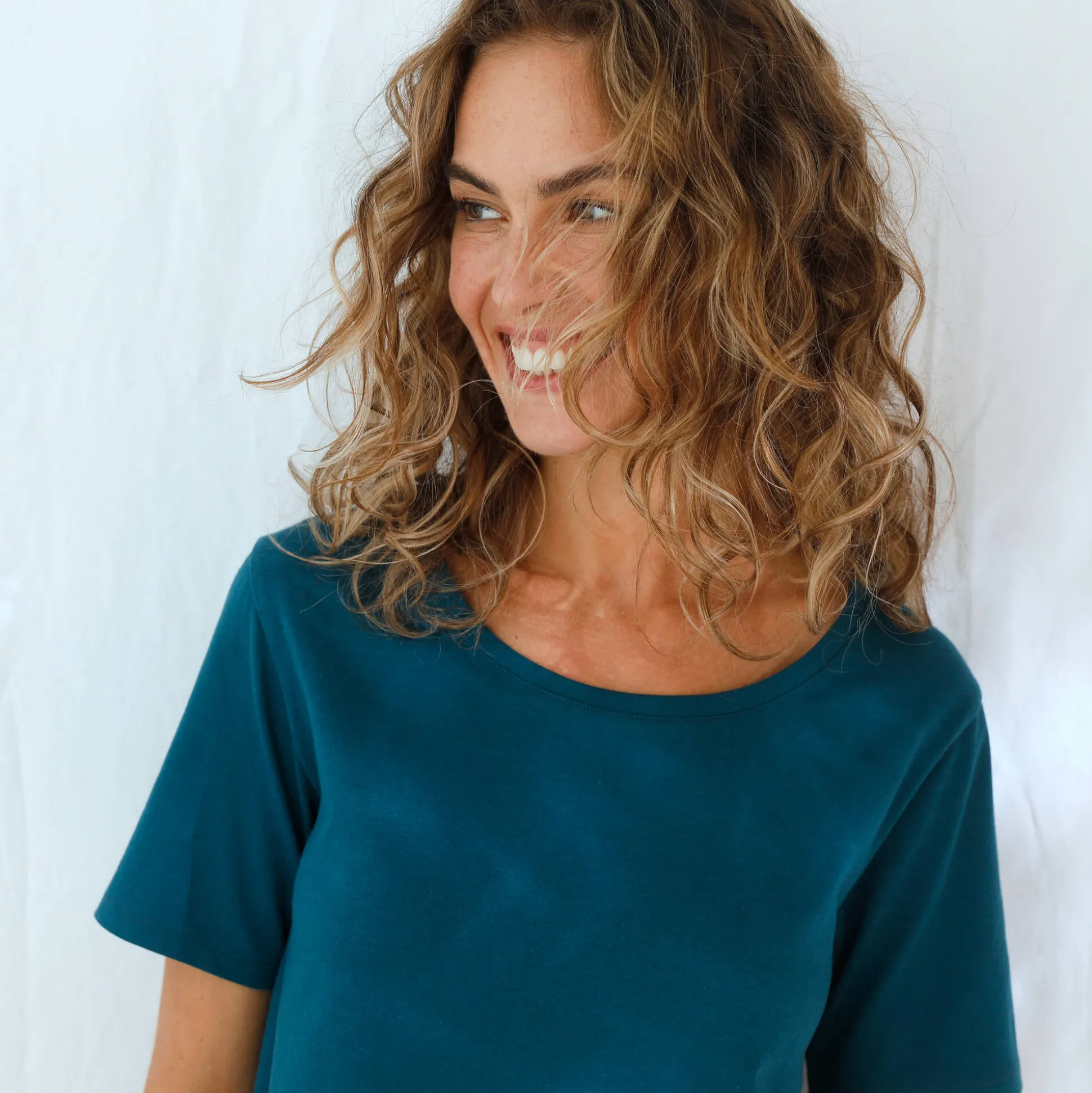 Pyjama-T-shirt met Ikat-print
