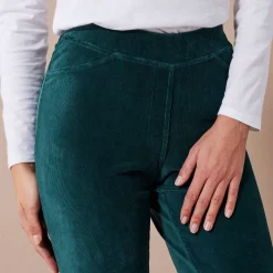 Rechte broek in fluweeltricot
