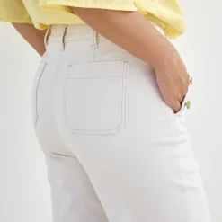 Rechte broek in 7/8-model