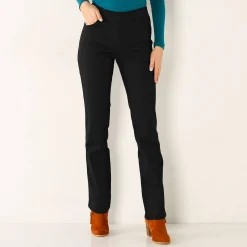 Rechte broek met elastische taille