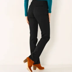 Rechte broek met elastische taille