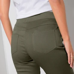 Rechte broek met elastische taille