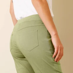Rechte broek met elastische taille
