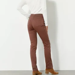 Rechte broek met elastische taille