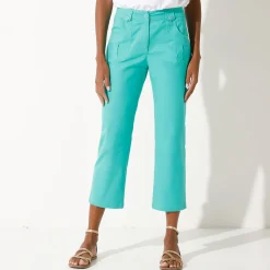 Rechte 7/8-broek met stretch