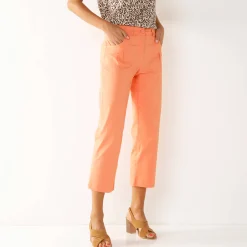 Rechte 7/8-broek met stretch