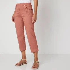 Rechte 7/8-broek met stretch