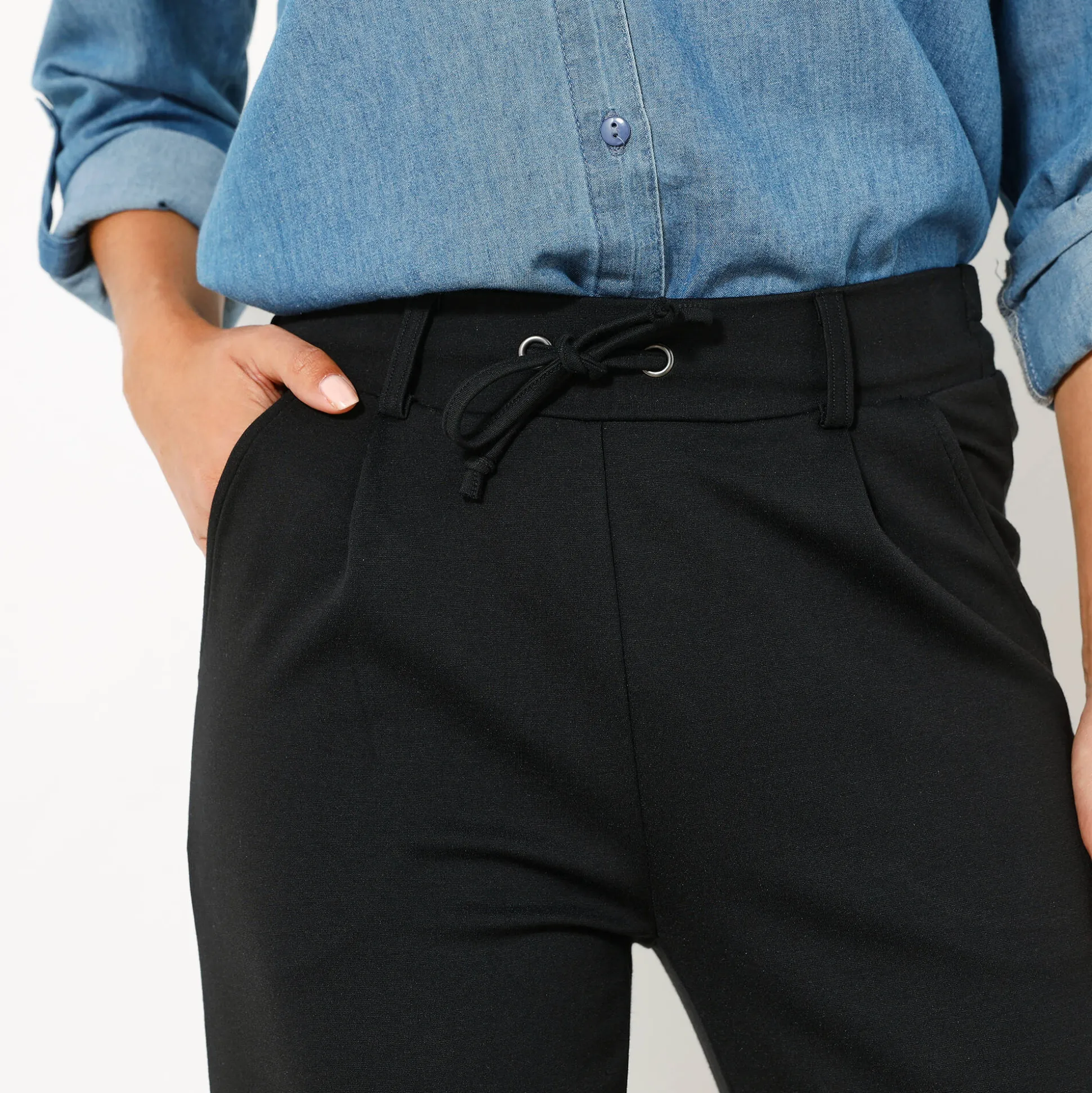 Rechte broek, milanotricot
