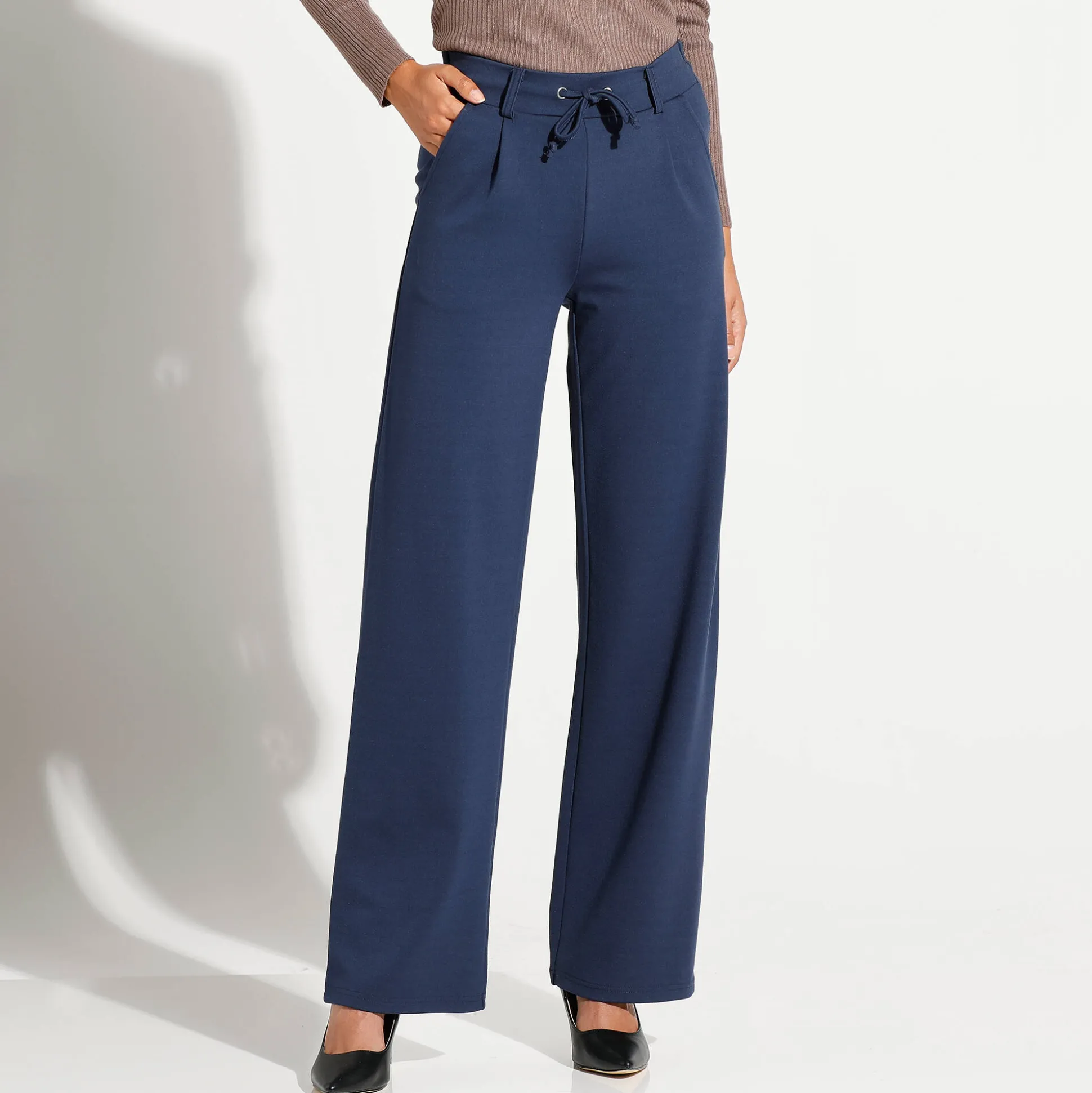 Rechte broek, milanotricot